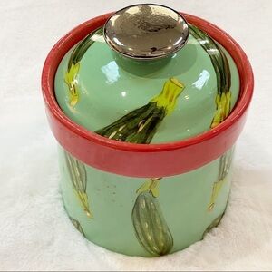 DROLL DESIGNS Lidded Ceramic Canister